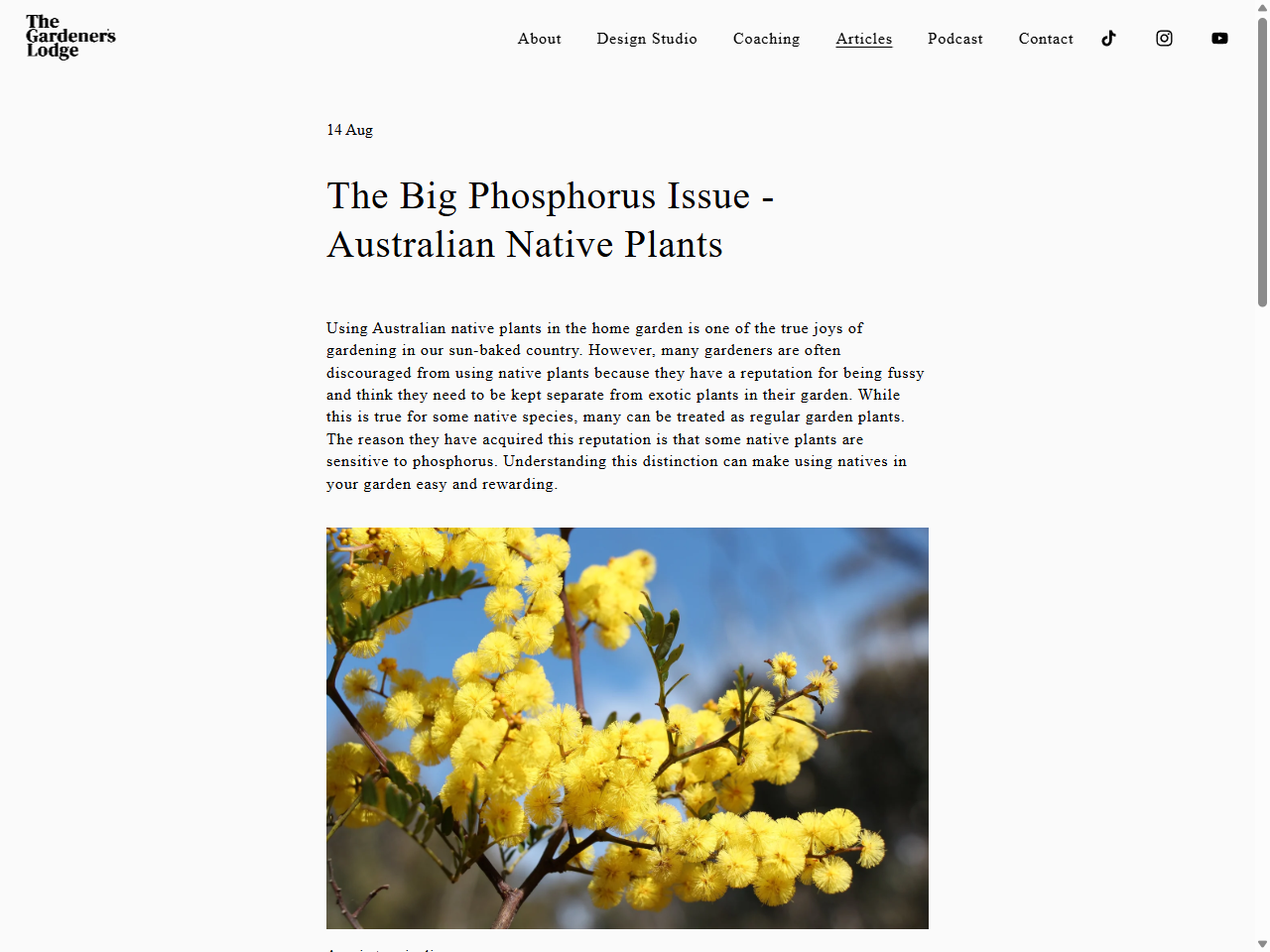 Preview of Too much of a good thing: phosphorus over-fertilisation in rehabilitated landscapes of high biodiversity value - Australian Centre for Geomechanics, accessed August 1, 2025