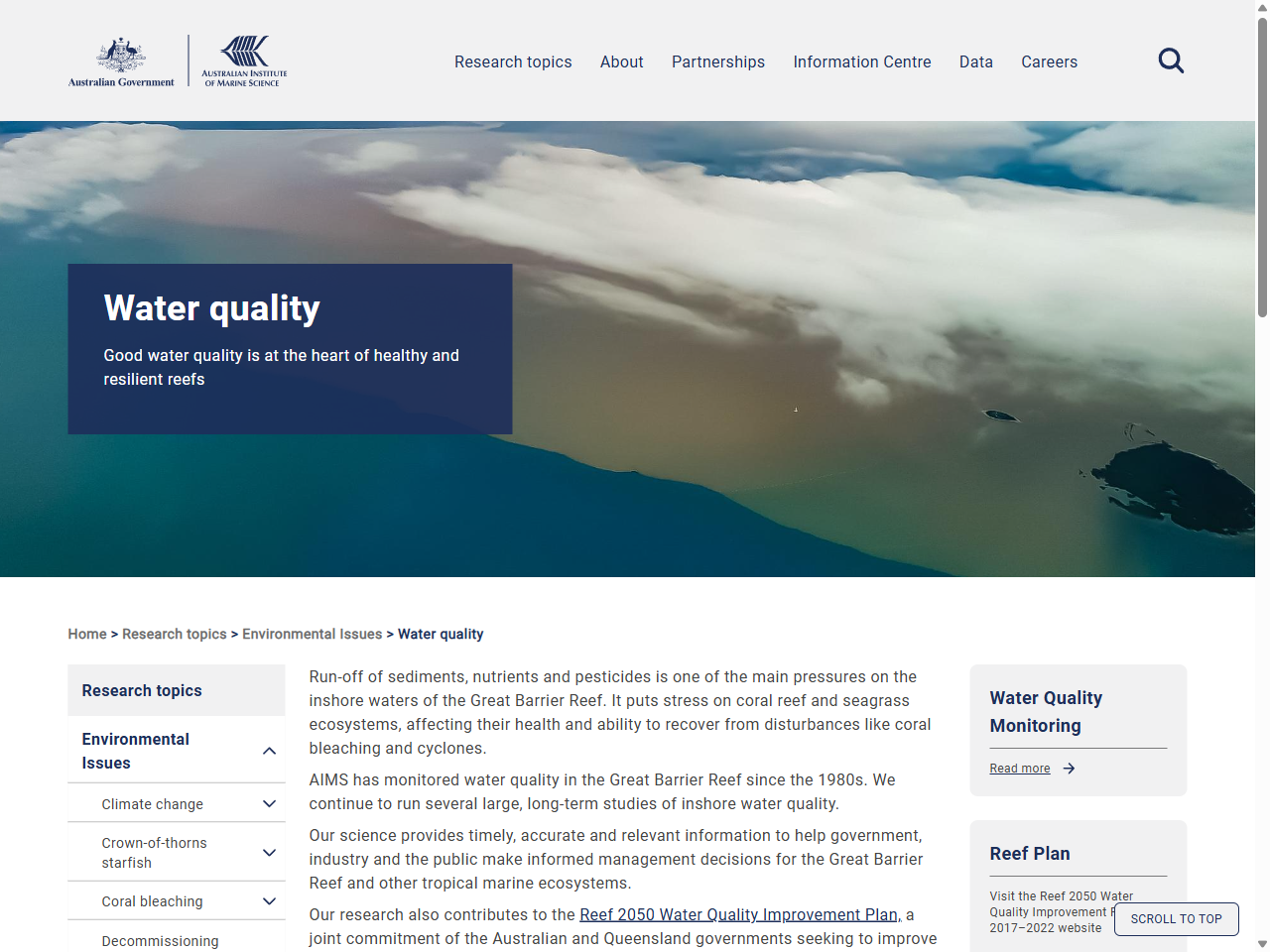 Preview of Water quality | AIMS - The Australian Institute of Marine Science, accessed July 21, 2025,
