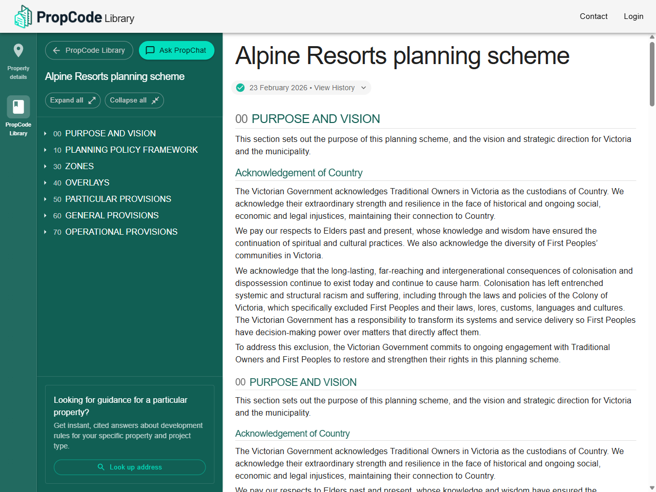 Preview of Alpine Resorts planning scheme - PropCode, accessed August 17, 2025, 