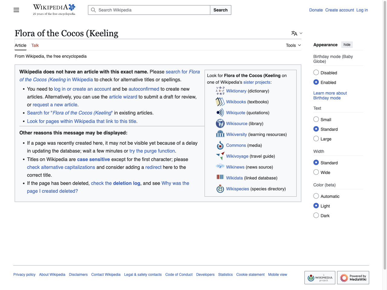 Preview of Flora of the Cocos (Keeling) Islands - Wikipedia, accessed July 30, 2025, )_Islands