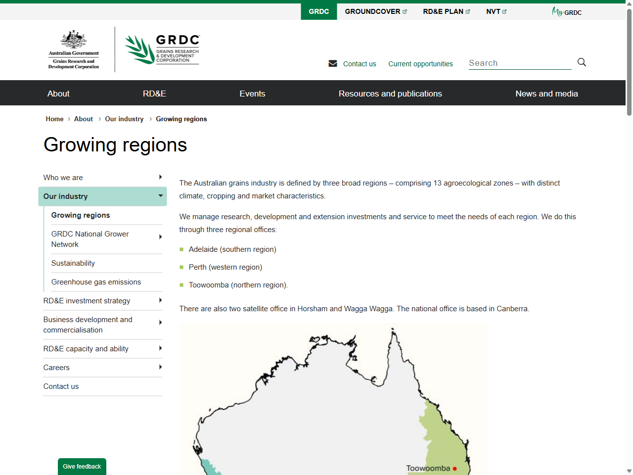 Preview of Growing regions - GRDC, accessed July 8, 2025