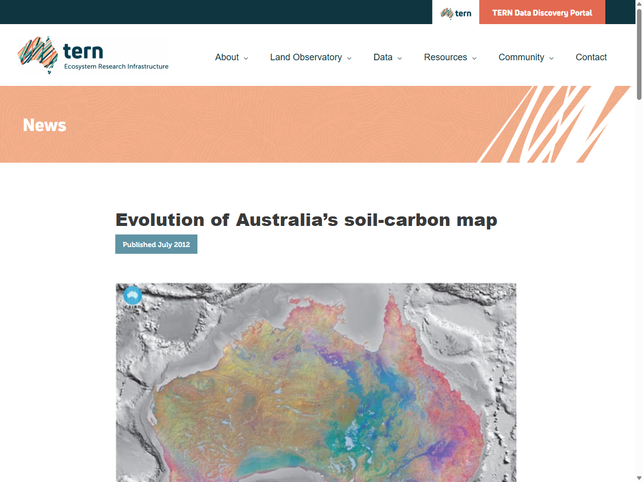 Preview of Evolution of Australia's soil-carbon map | TERN Australia, accessed March 28, 2026,