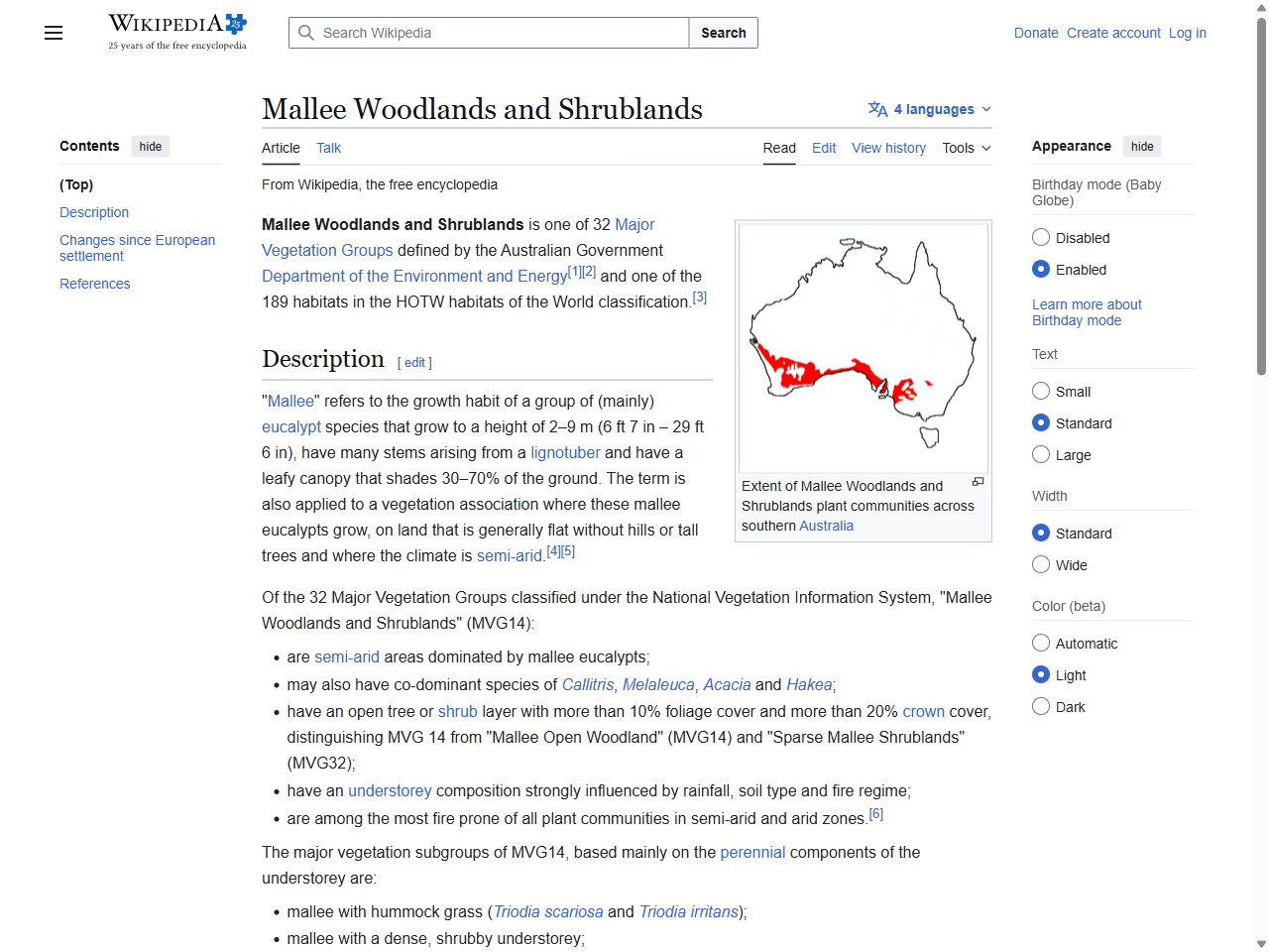 Preview of Mallee Woodlands and Shrublands - Wikipedia, accessed July 15, 2025