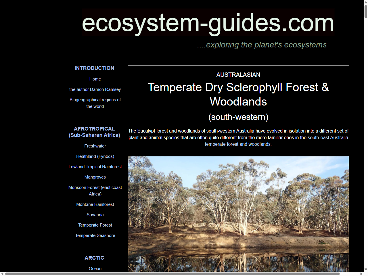 Preview of AUSTRALASIAN Temperate Dry Sclerophyll Forest & Woodlands (south-west), accessed May 15, 2025,