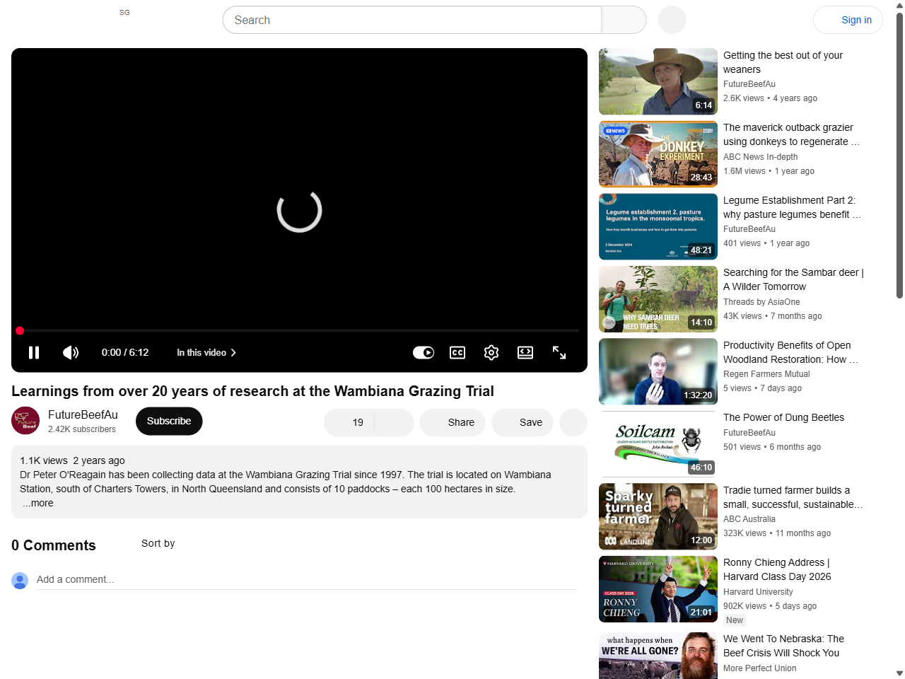 Preview of Learnings from over 20 years of research at the Wambiana Grazing Trial - YouTube