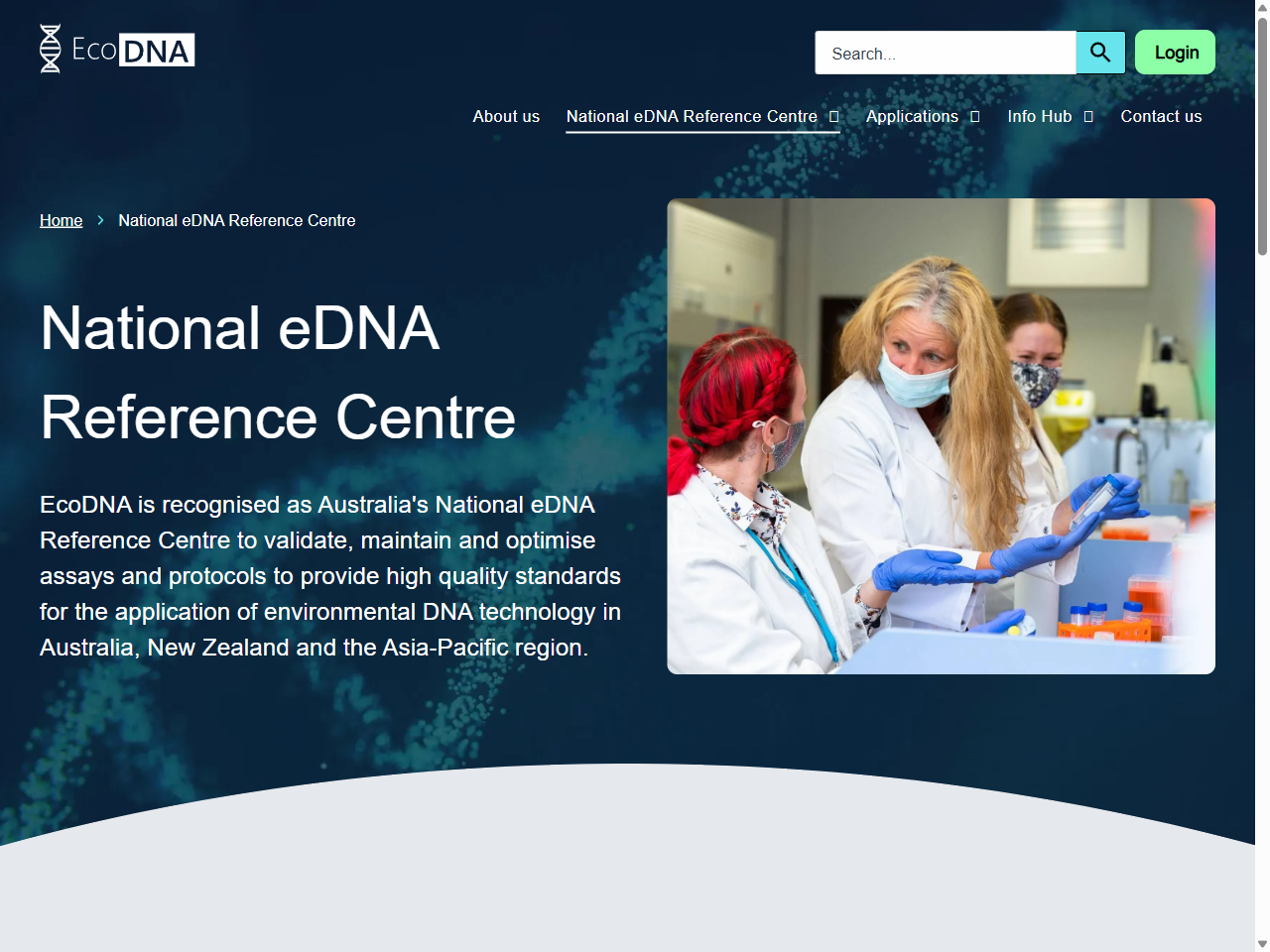 Preview of National eDNA Reference Centre - EcoDNA
