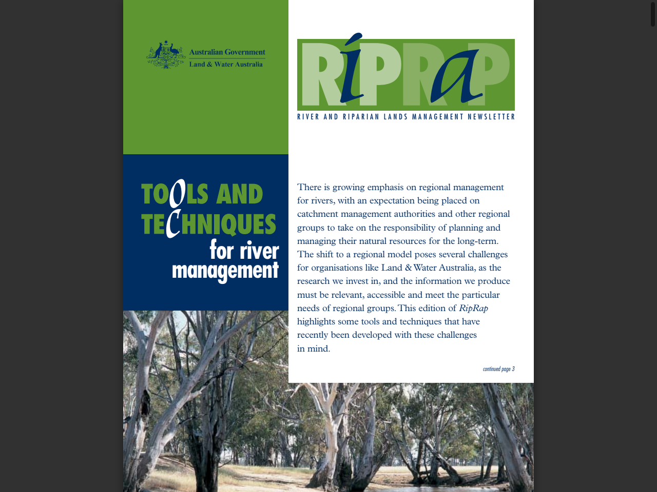 Preview of Rip Rap 26 - Tools and techniques for river management - WetlandInfo, accessed July 22, 2025, 