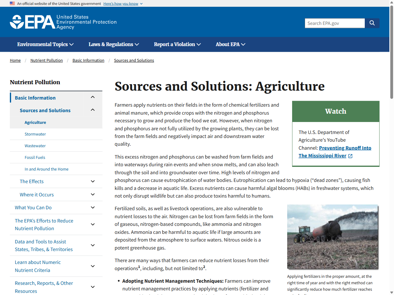 Preview of Sources and Solutions: Agriculture | US EPA, accessed August 17, 2025,