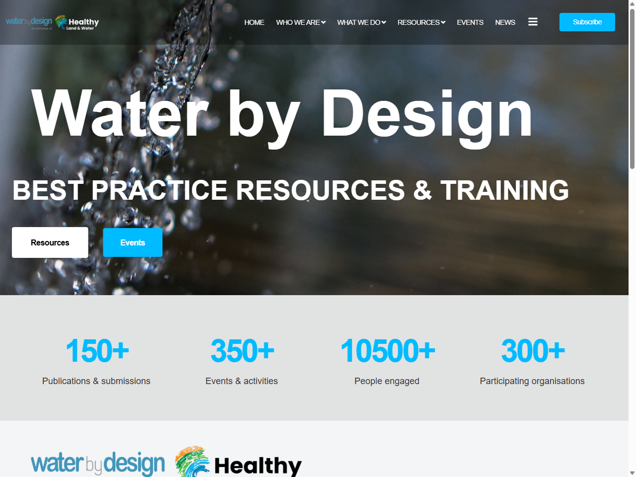 Preview of WATER BY DESIGN Home - Healthy Land & Water, accessed July 21, 2025, 