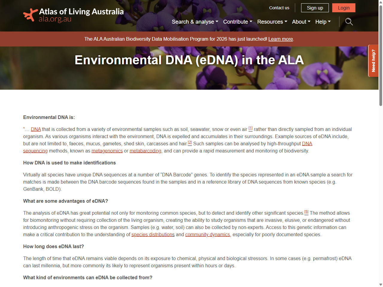 Preview of eDNA methods for tropical waters - Northern Australia - Resilient Landscapes Hub, accessed July 11, 2025, 
