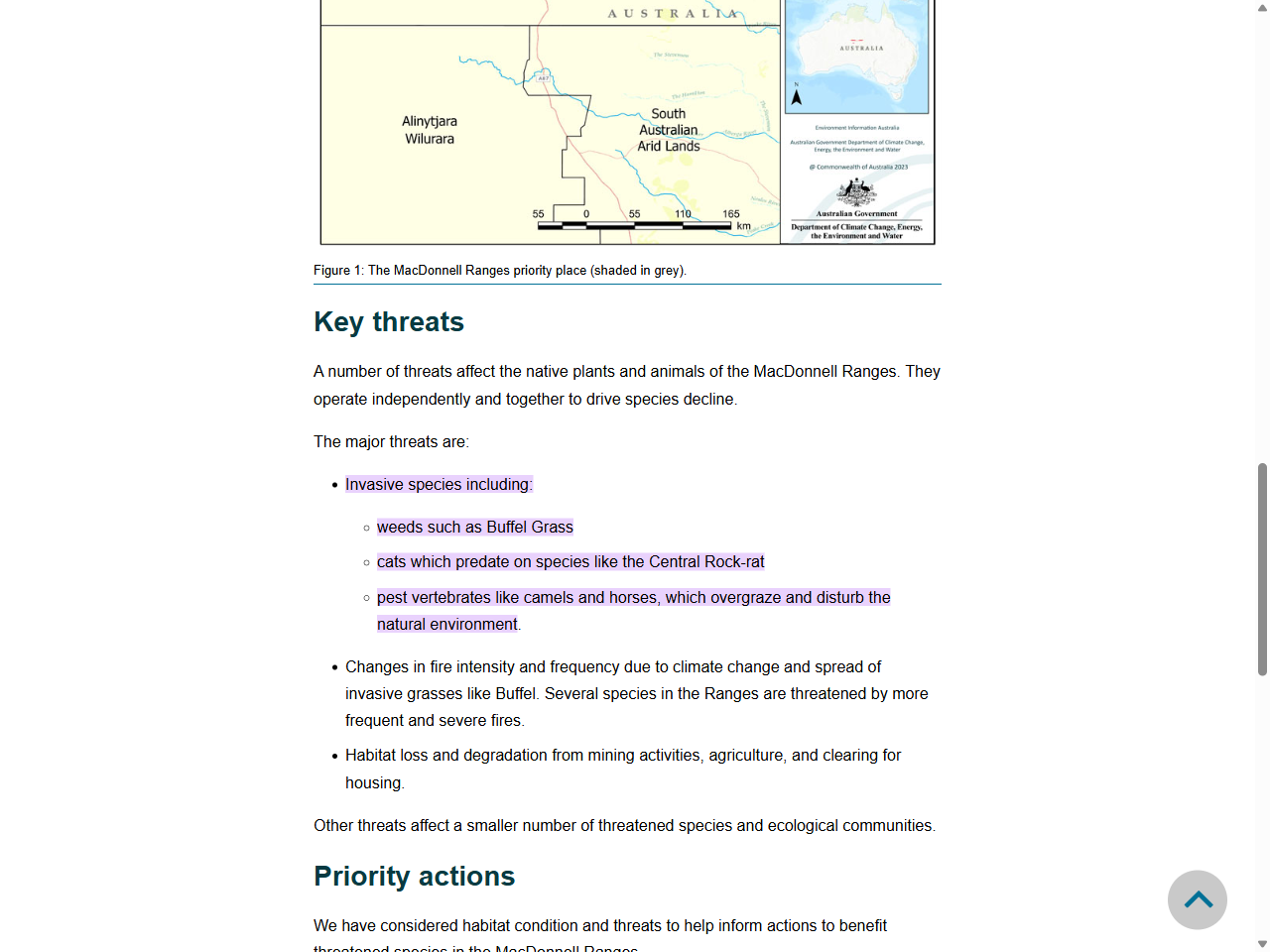 Preview of MacDonnell Ranges - DCCEEW, accessed July 29, 2025,