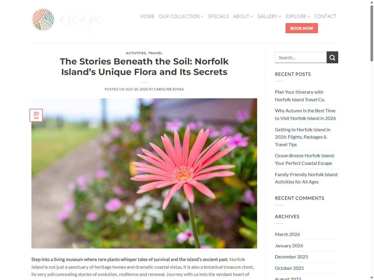 Preview of The Stories Beneath the Soil: Norfolk Island's Unique Flora and Its Secrets, accessed July 25, 2025, 
