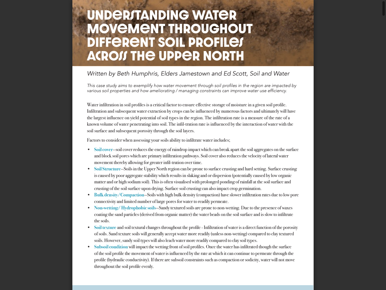Preview of Understanding Water Movement Throughout Different Soil Profiles ..., accessed July 6, 2025,
