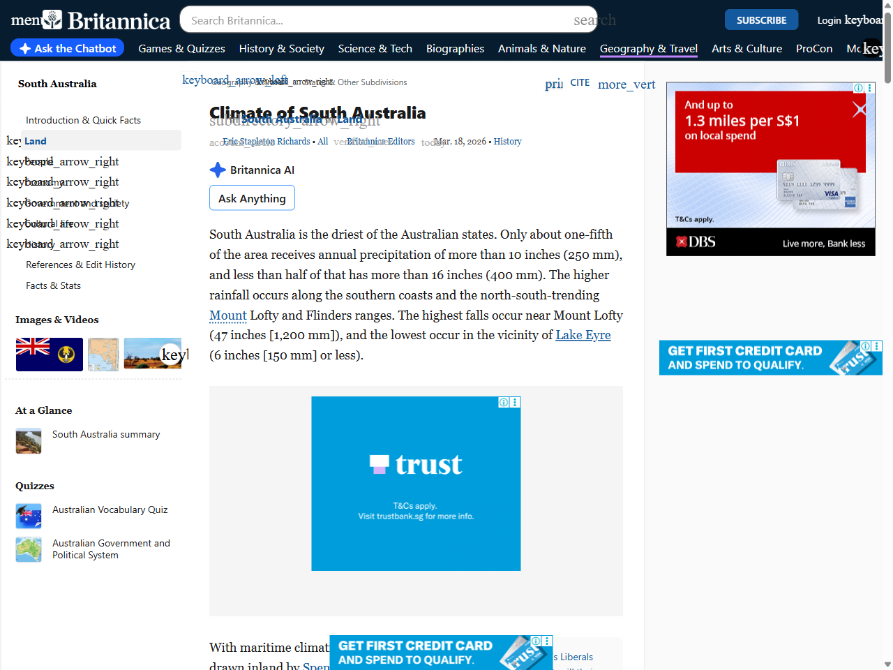 Preview of Climate of South Australia - Britannica, accessed July 22, 2025,