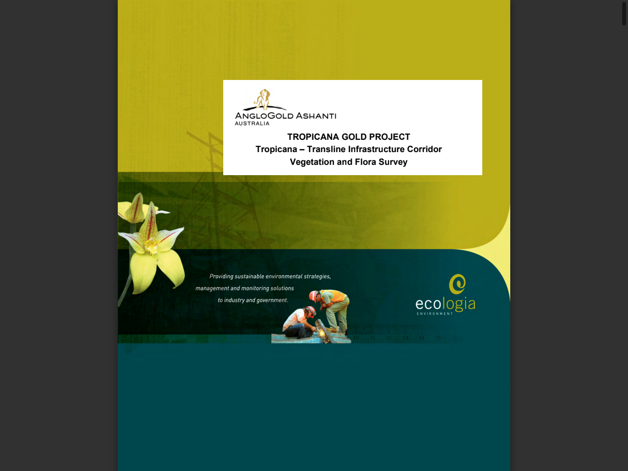 Preview of 10. Clos Rehab sure and bilitation - Tropicana Joint Venture