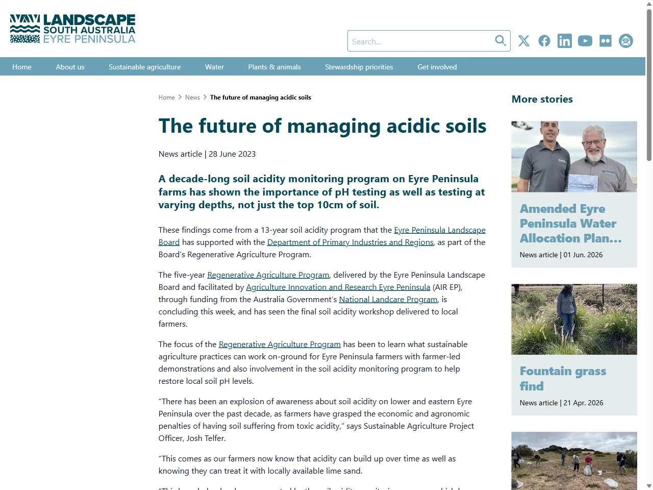 Preview of The future of managing acidic soils - Landscape SA