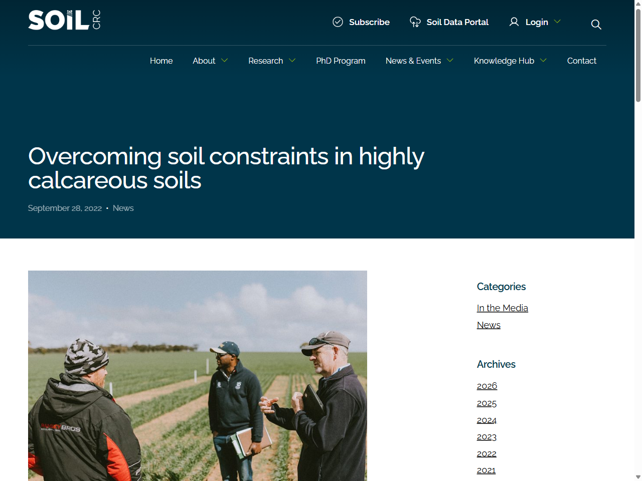 Preview of Distribution, characteristics and management of calcareous soils, accessed July 22, 2025