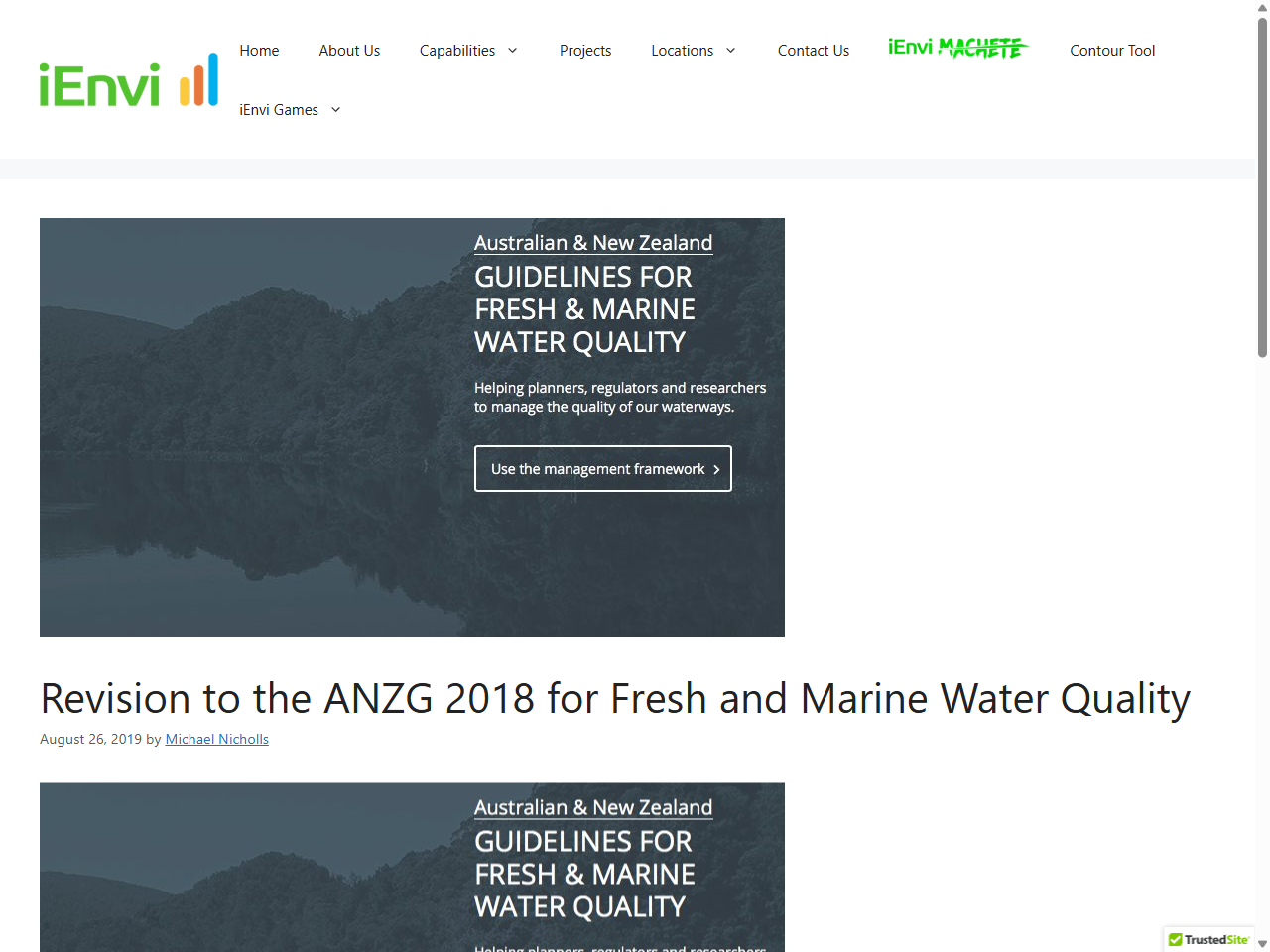 Preview of Revision to the ANZG 2018 Water Quality Guidelines | iEnvi, accessed July 26, 2025,