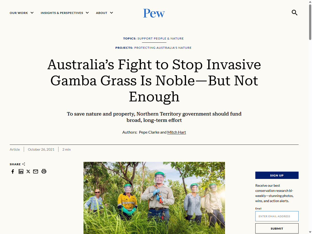 Preview of Australia's Fight to Stop Invasive Gamba Grass Is Noble—But Not ..., accessed May 20, 2025,