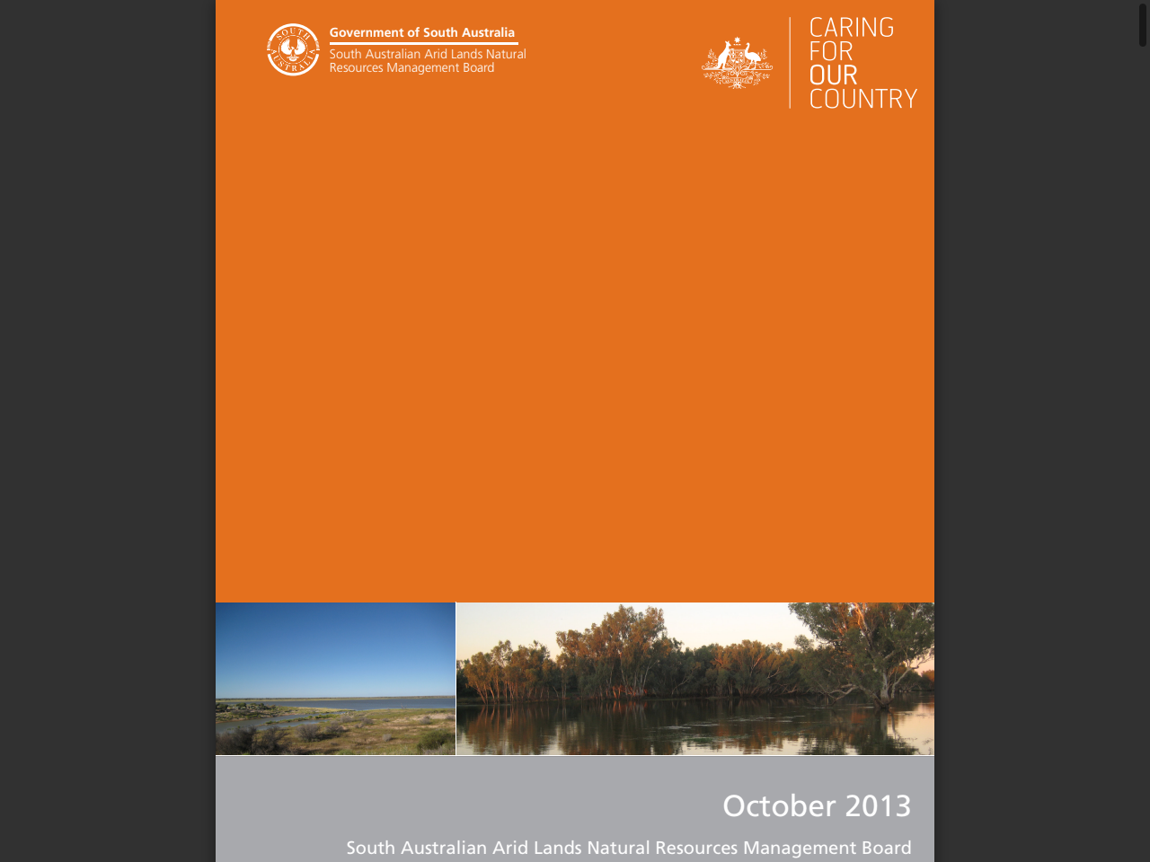 Preview of Hydrological assessment and analysis of the Cooper Creek Catchment, South Australia - Department for Environment and Water, accessed July 21, 2025,