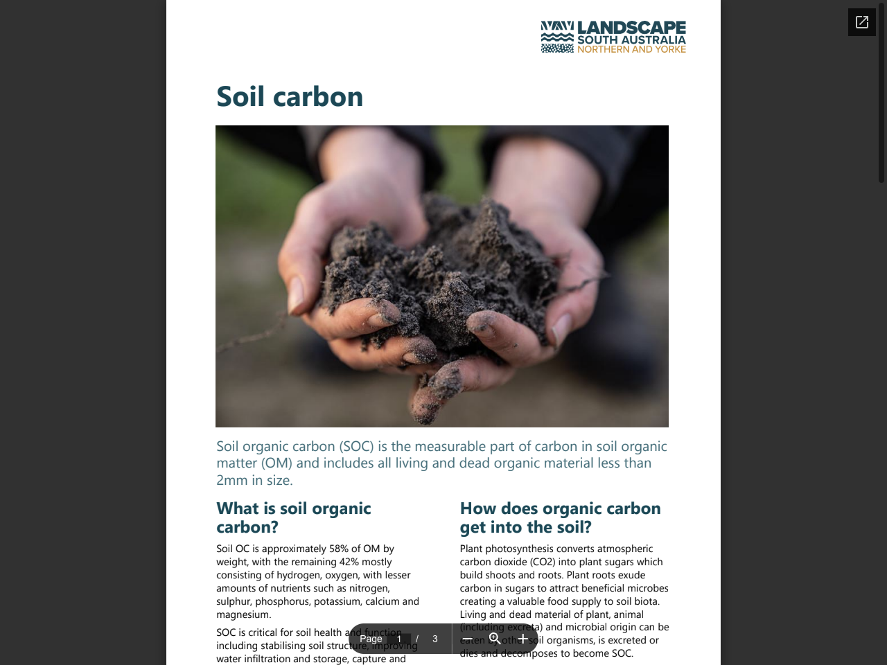 Preview of Soil carbon - Department for Environment and Water, accessed August 5, 2025, 