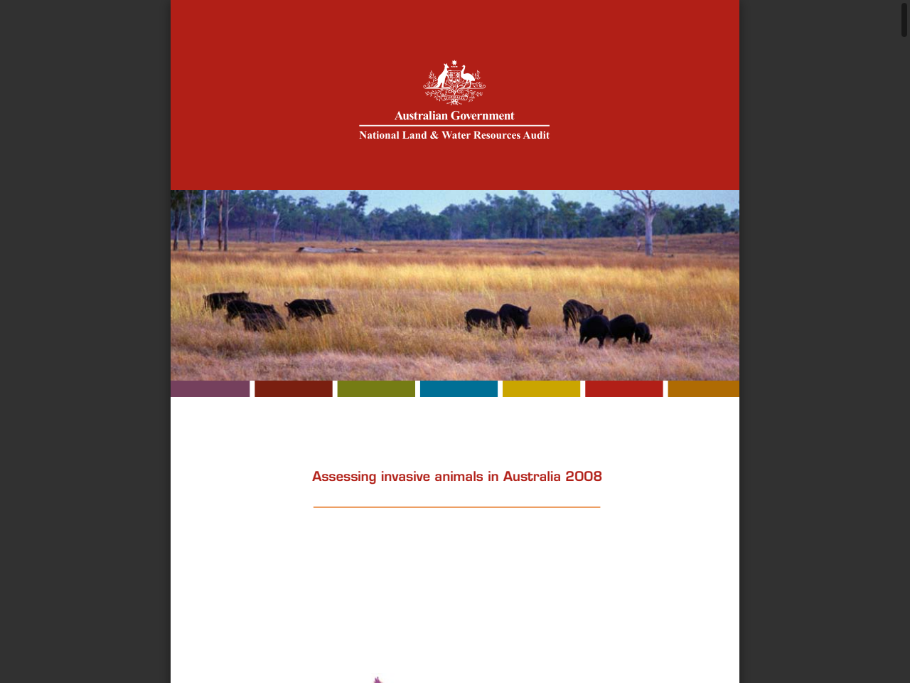 Preview of A strategy for dealing with invasive species in Australia