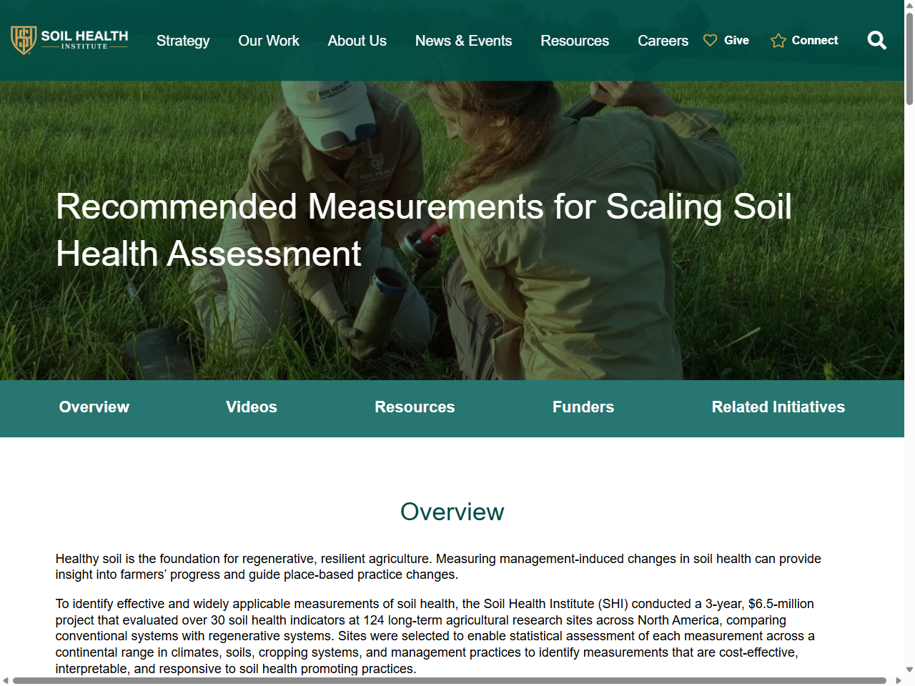 Preview of Recommended Measurements for Scaling Soil Health Assessment, accessed July 28, 2025