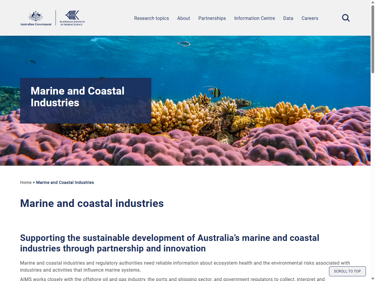 Preview of Marine and Coastal Industries | AIMS, accessed August 1, 2025, 