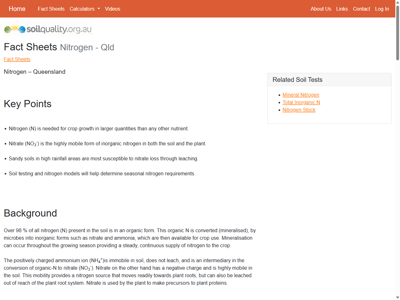 Preview of Nitrogen - Qld | Fact Sheets | soilquality.org.au, accessed July 25, 2025,