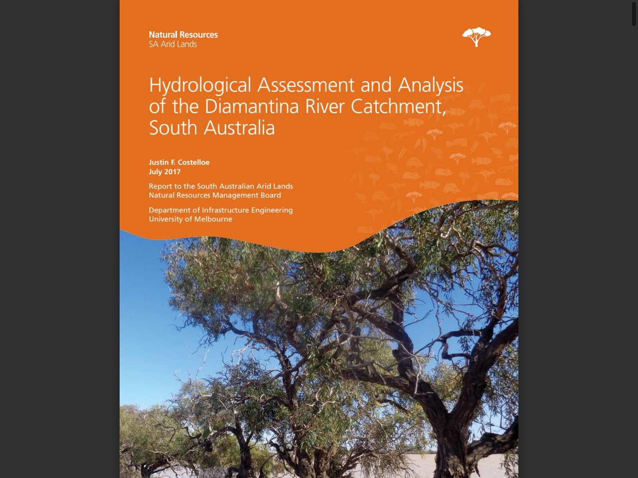 Preview of Hydrological Assessment and Analysis of the Diamantina River Catchment, South Australia - Department for Environment and Water, accessed August 3, 2025