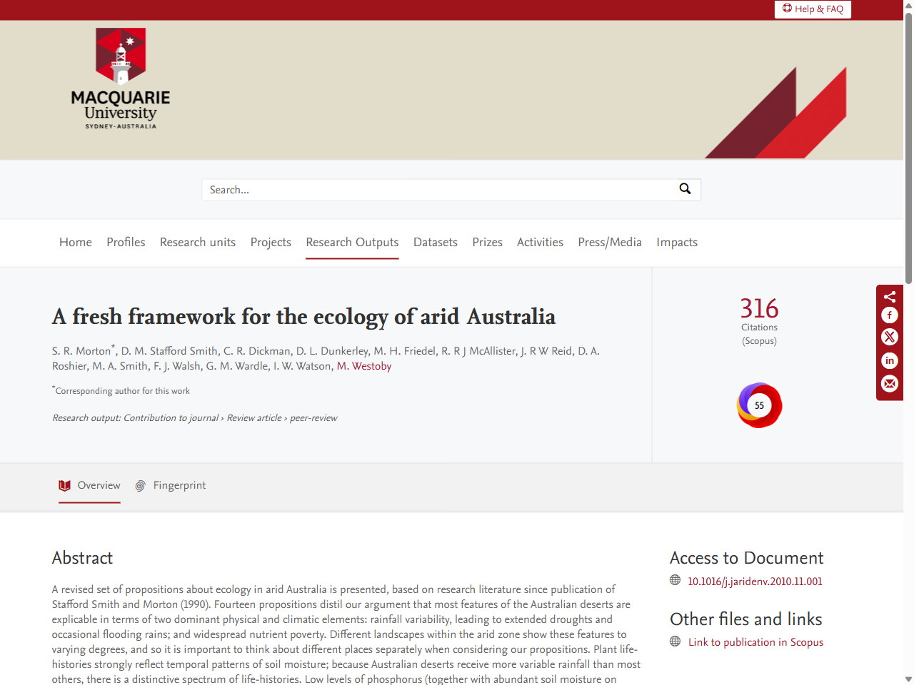Preview of Impacts of environmental filters on functional redundancy in riparian vegetation