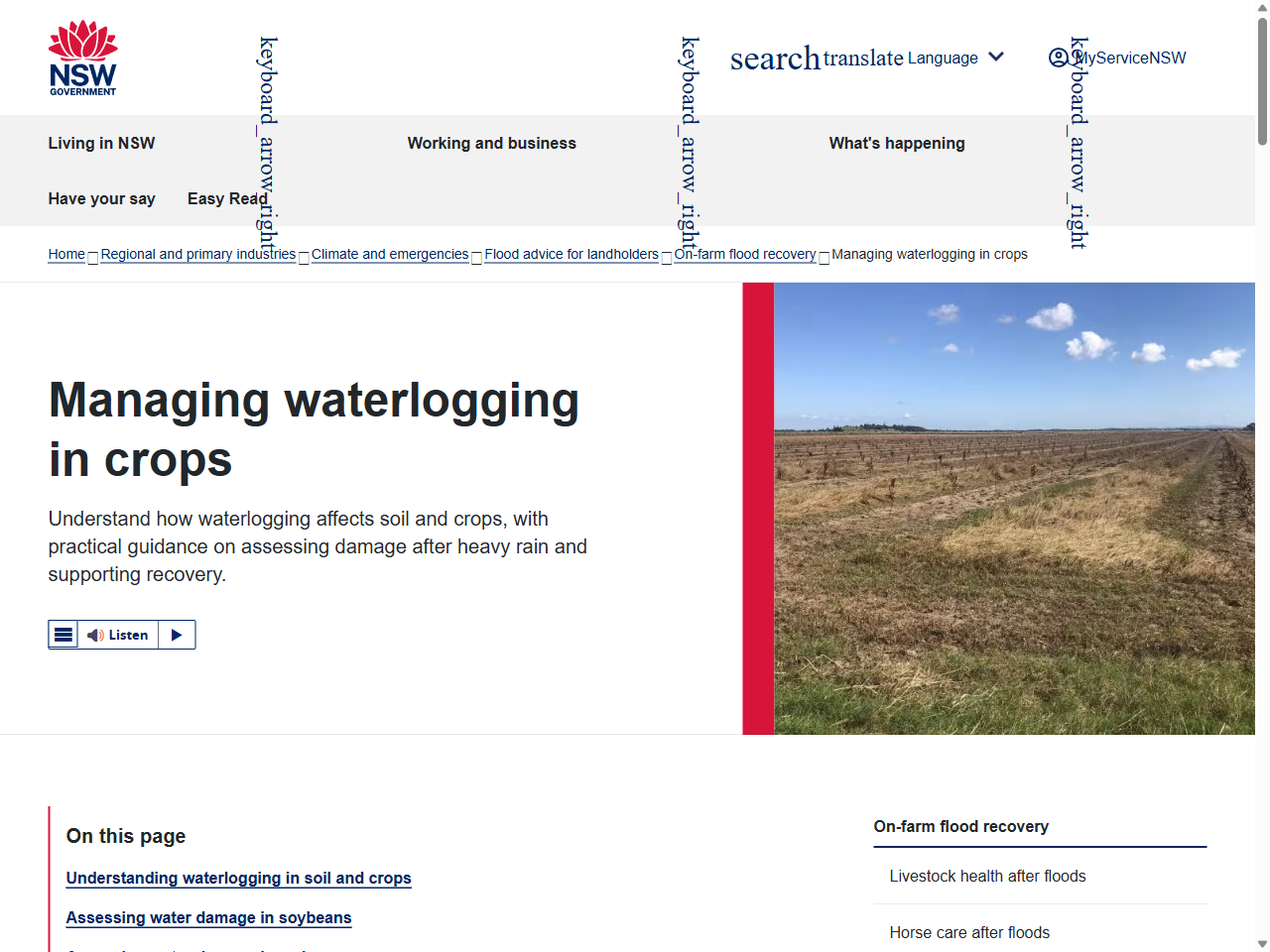 Preview of Impact of Water Saturated Soils on Crop and their Effective Crop Reclamation Techniques under Flooded Eco-System, accessed July 21, 2025