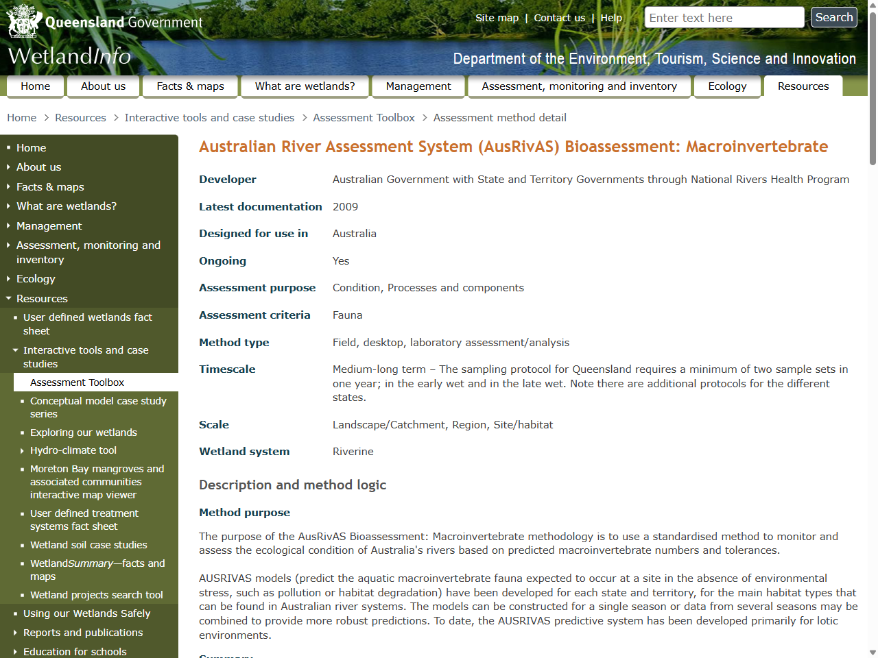 Preview of Review of water quality studies in the Australian Alps