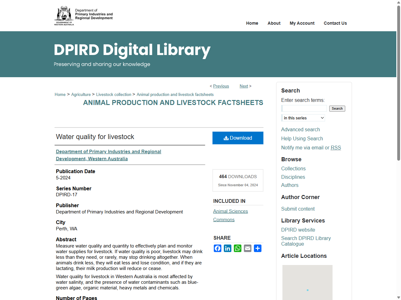 Preview of Water quality for livestock | Agriculture and Food, accessed May 14, 2025, 