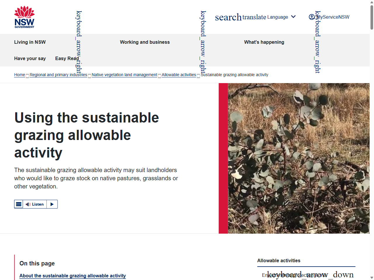 Preview of Environmental Protection Works Guideline on Rural Regulated Land Sustainable Grazing Allowable Activity, accessed July 10, 2025