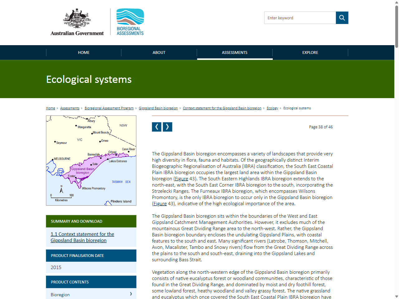 Preview of 1.1.7.1 Ecological systems - Bioregional Assessments |, accessed August 11, 2025, 