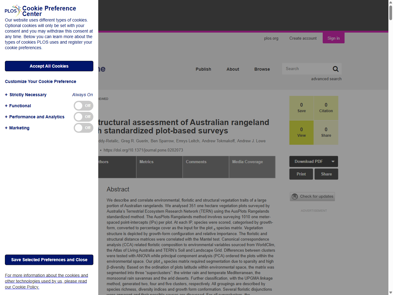 Preview of Floristic and structural assessment of Australian rangeland ..., accessed July 23, 2025,