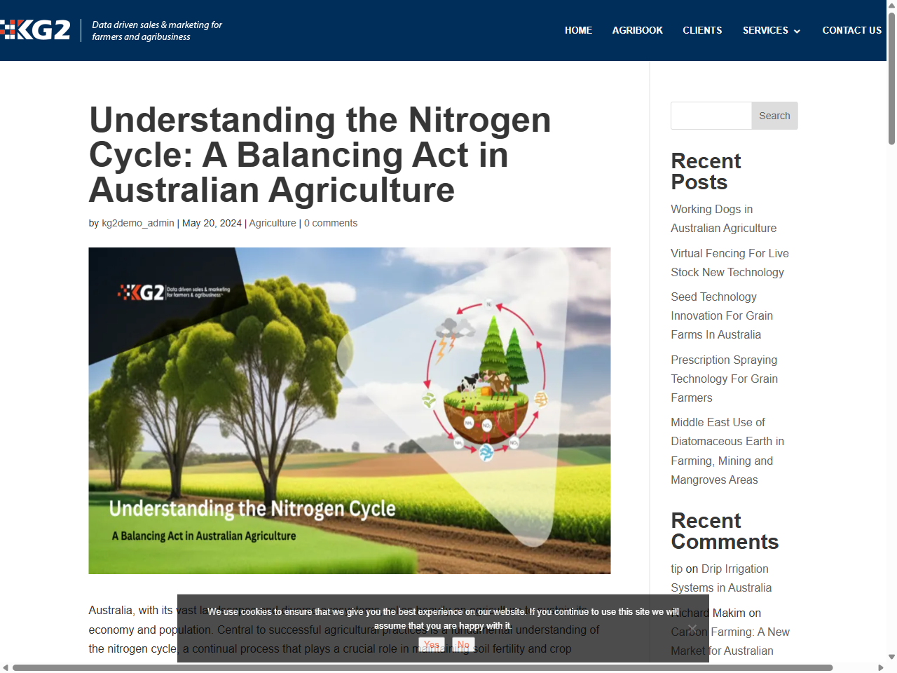 Preview of Understanding the Nitrogen Cycle: A Balancing Act in Australian Agriculture - KG2, accessed July 25, 2025,