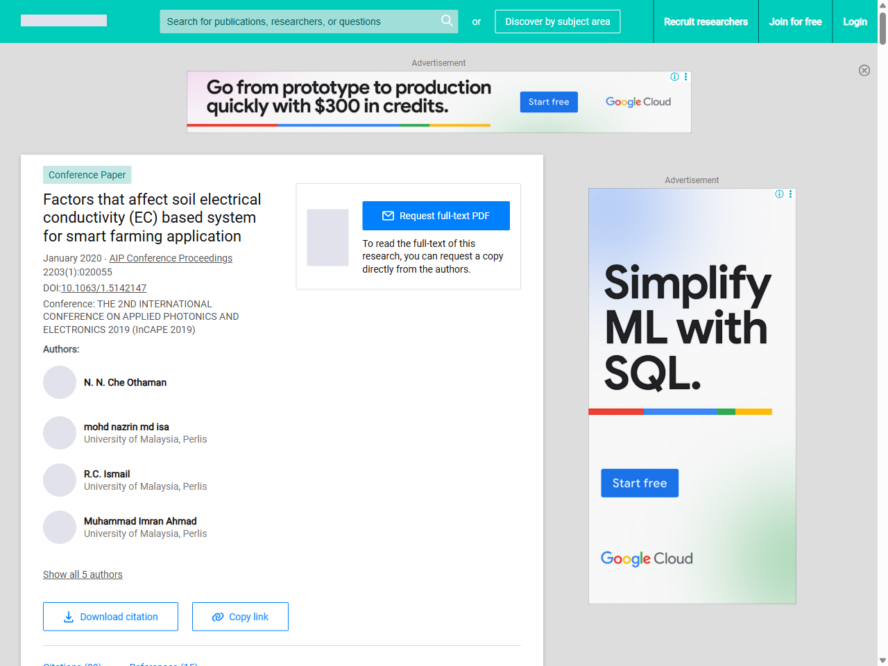 Preview of Factors that affect soil electrical conductivity (EC) based system for smart farming application, accessed May 16, 2025,