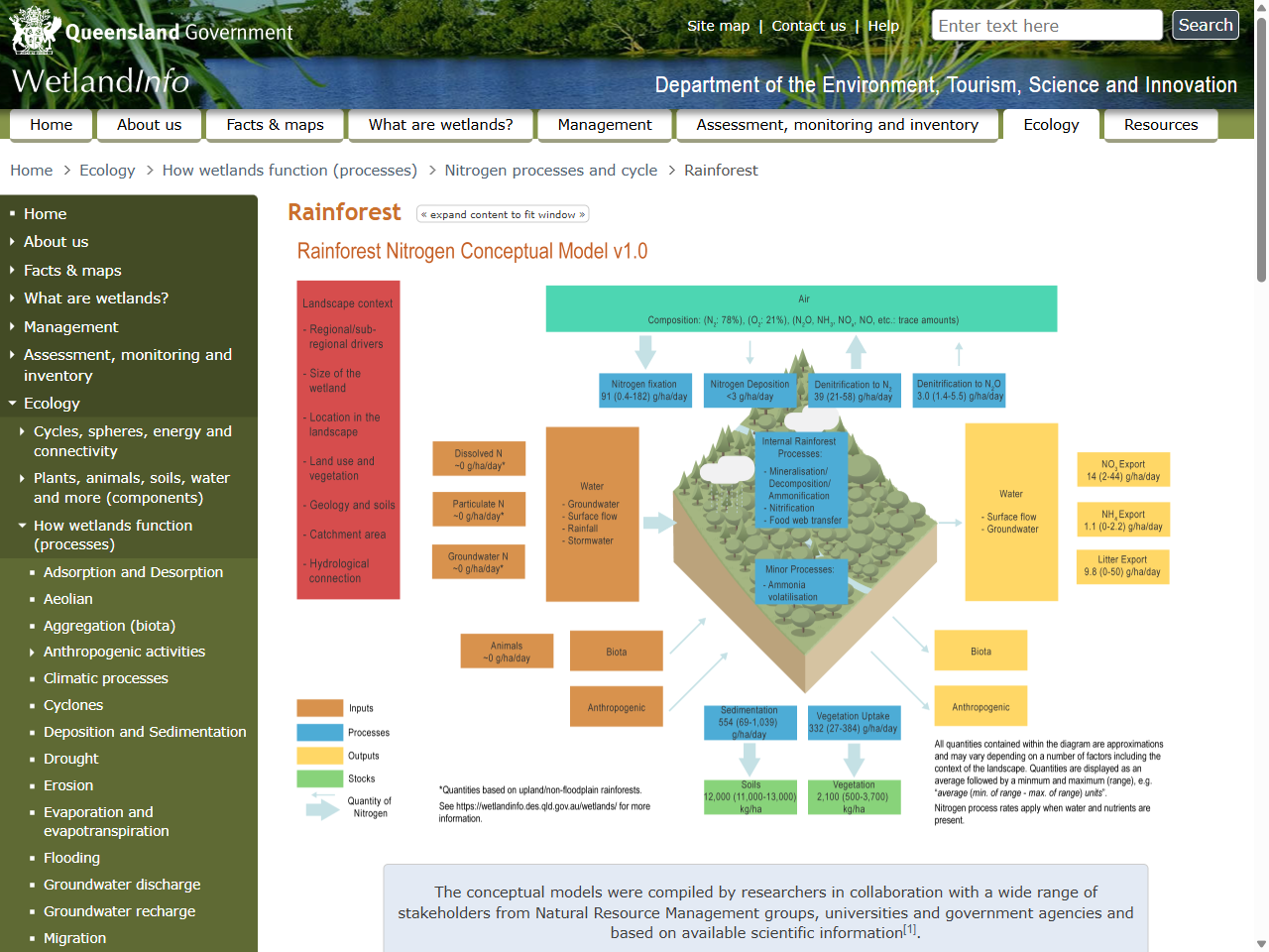 Preview of Rainforest - WetlandInfo - Department of the Environment, Tourism, Science and Innovation, accessed July 18, 2025, 