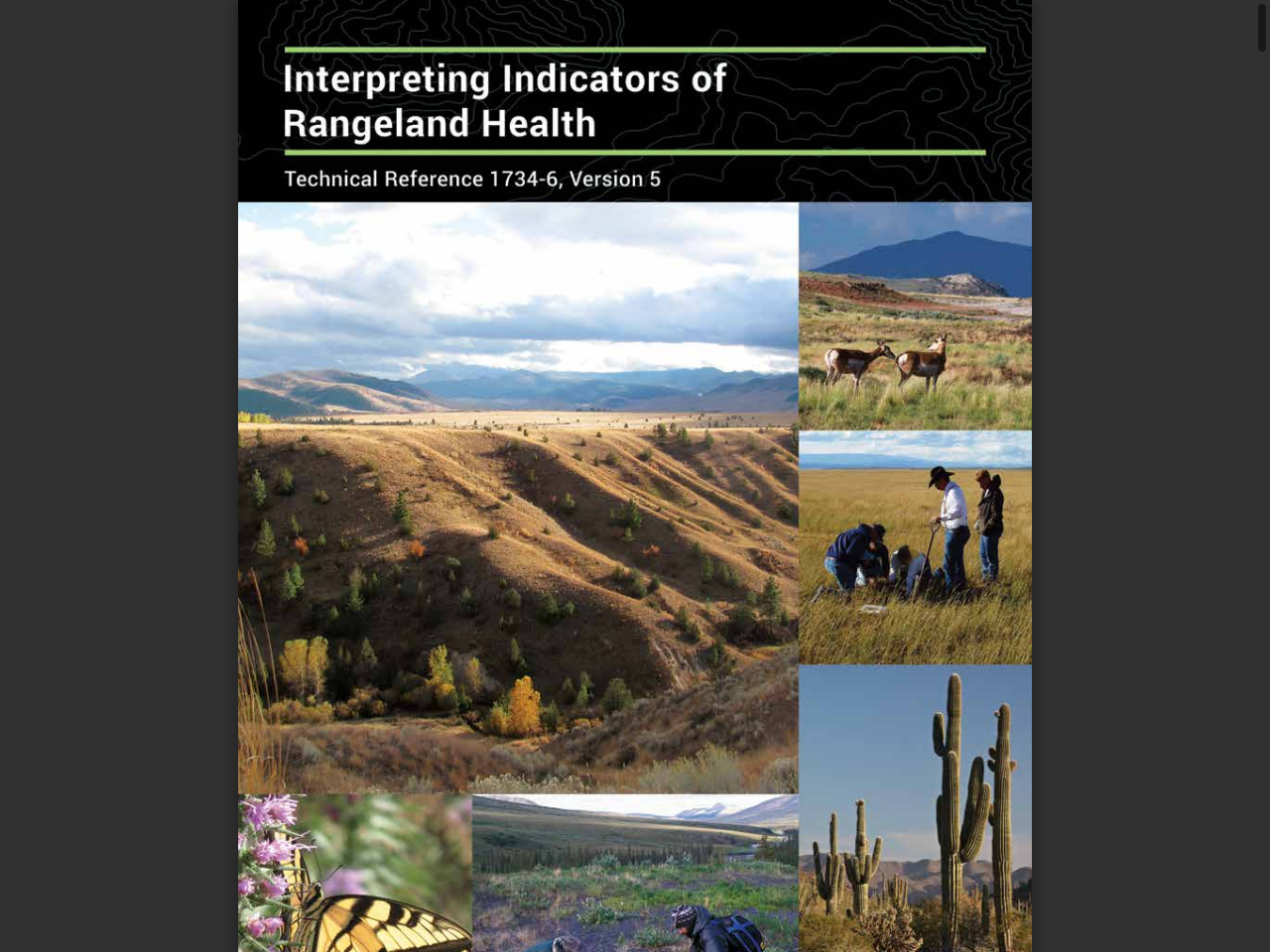 Preview of Criterion I: Soil and water conservation on rangelands [Chapter 2] - Forest Service, accessed July 18, 2025, 