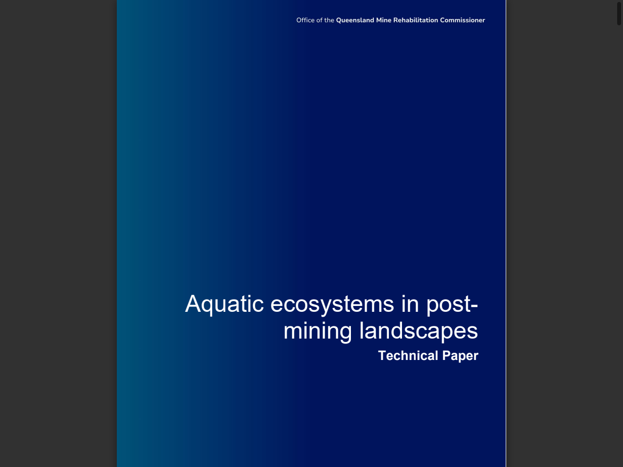 Preview of Water Quality Protection Guidelines No. 6 - Government of Western Australia, accessed August 1, 2025