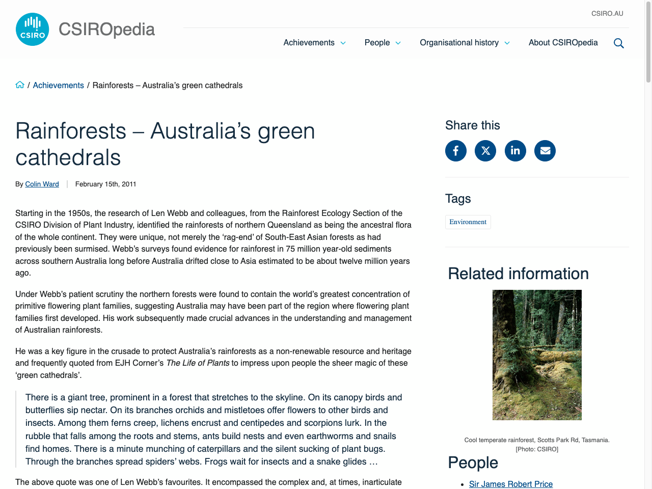 Preview of Rainforests – Australia's green cathedrals - CSIROpedia, accessed July 18, 2025, 