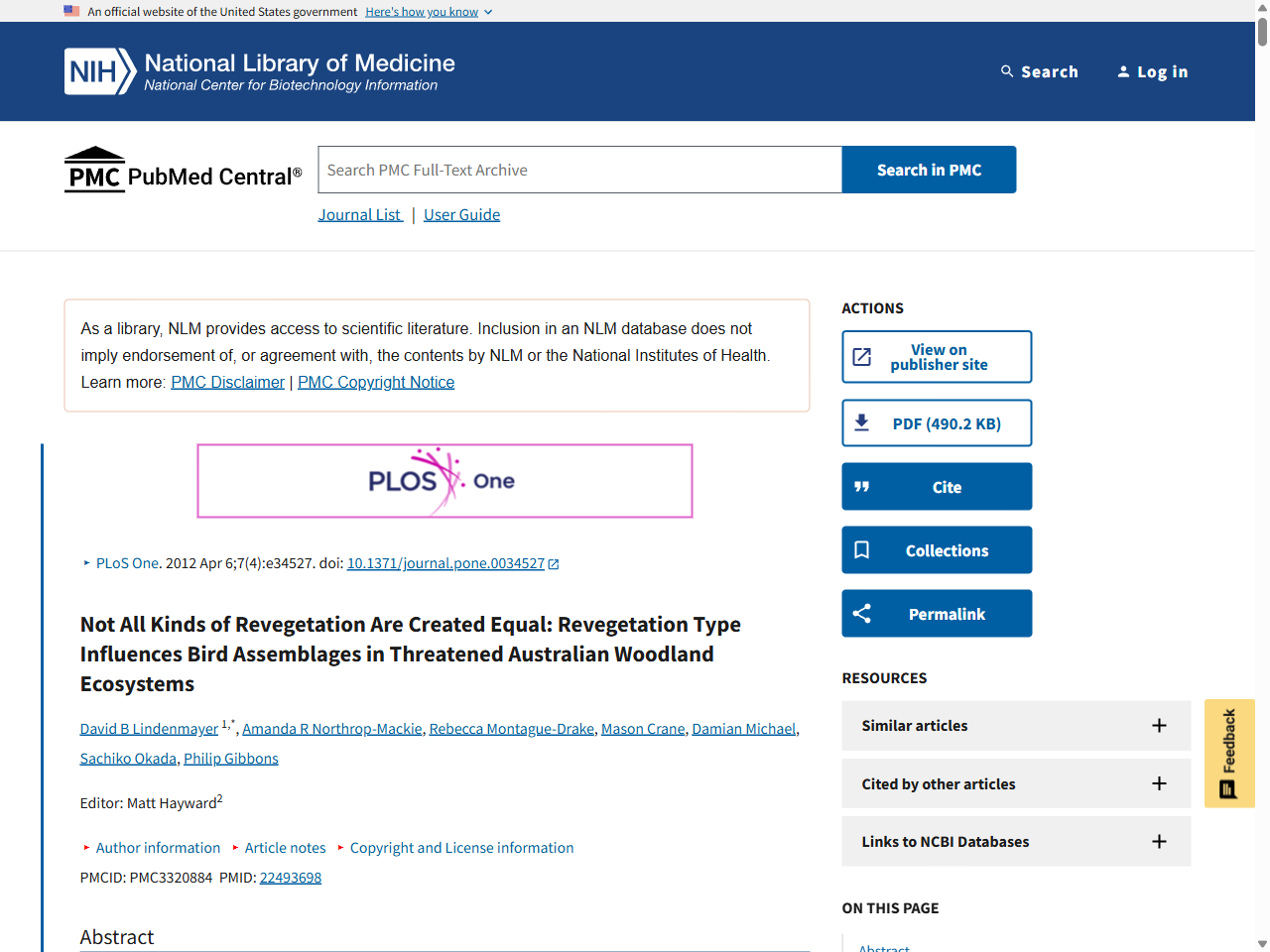 Preview of A REEVALUATION OF THE -3/, POWER RULE OF PLANT SELF-THINNING', accessed July 15, 2025, 