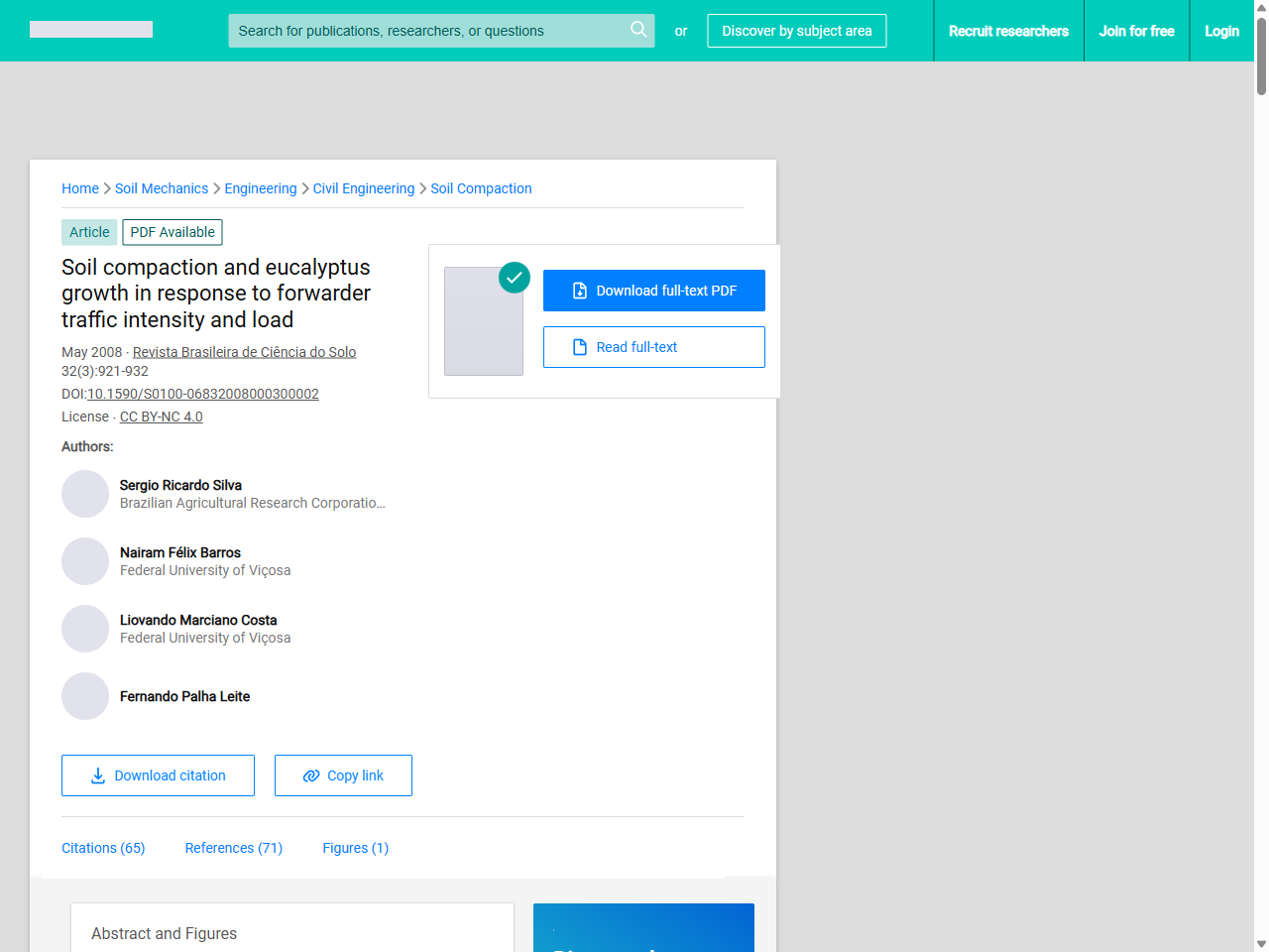 Preview of (PDF) Soil compaction and eucalyptus growth in response to forwarder traffic intensity and load - ResearchGate, accessed May 16, 2025, 