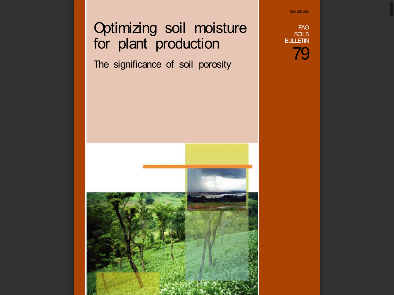 Preview of Optimizing soil moisture for plant production - FAO Knowledge Repository, accessed May 10, 2025, 