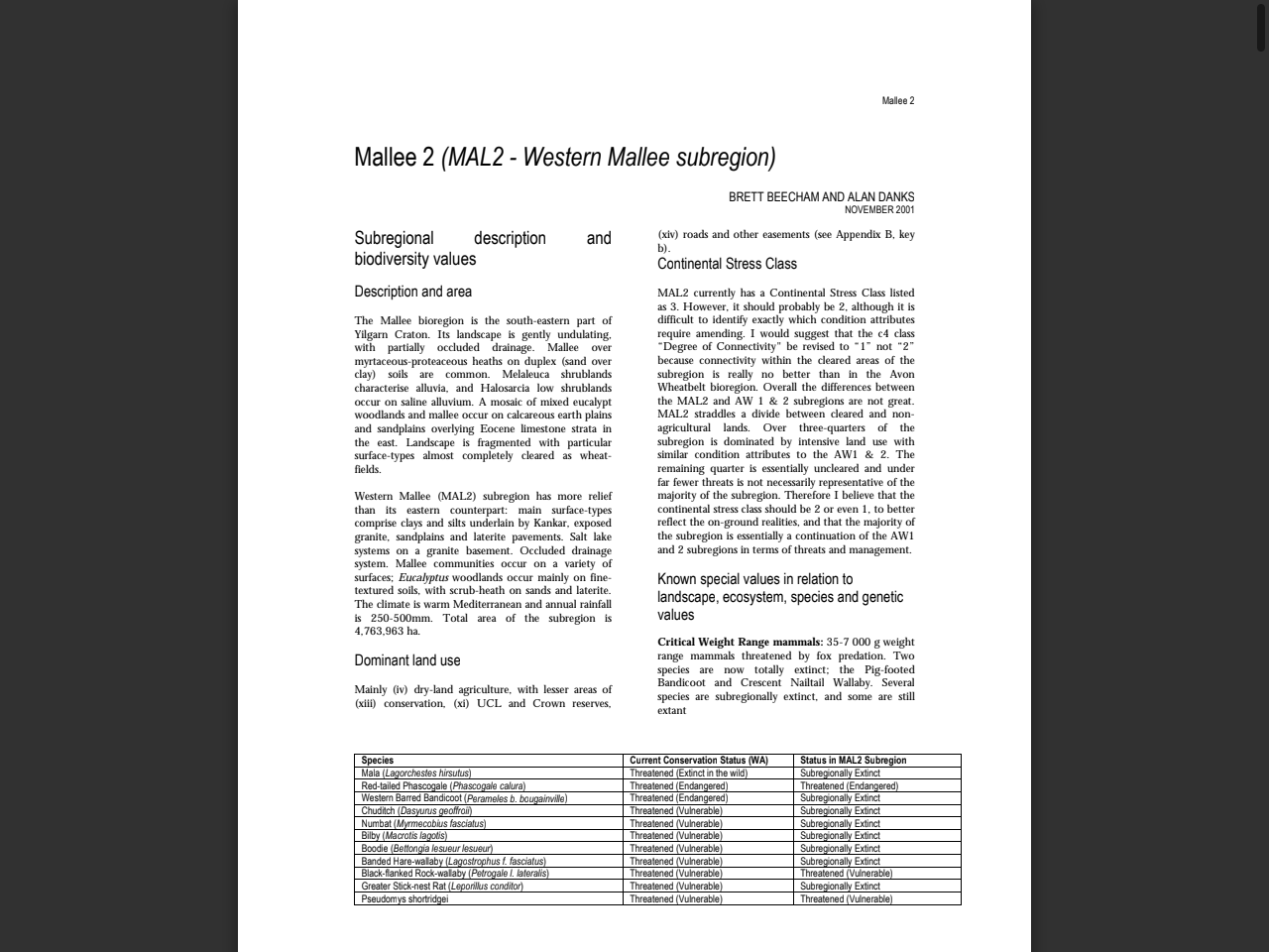 Preview of Mallee 2 (MAL2 - Western Mallee subregion) - DBCA Library, accessed July 16, 2025, 