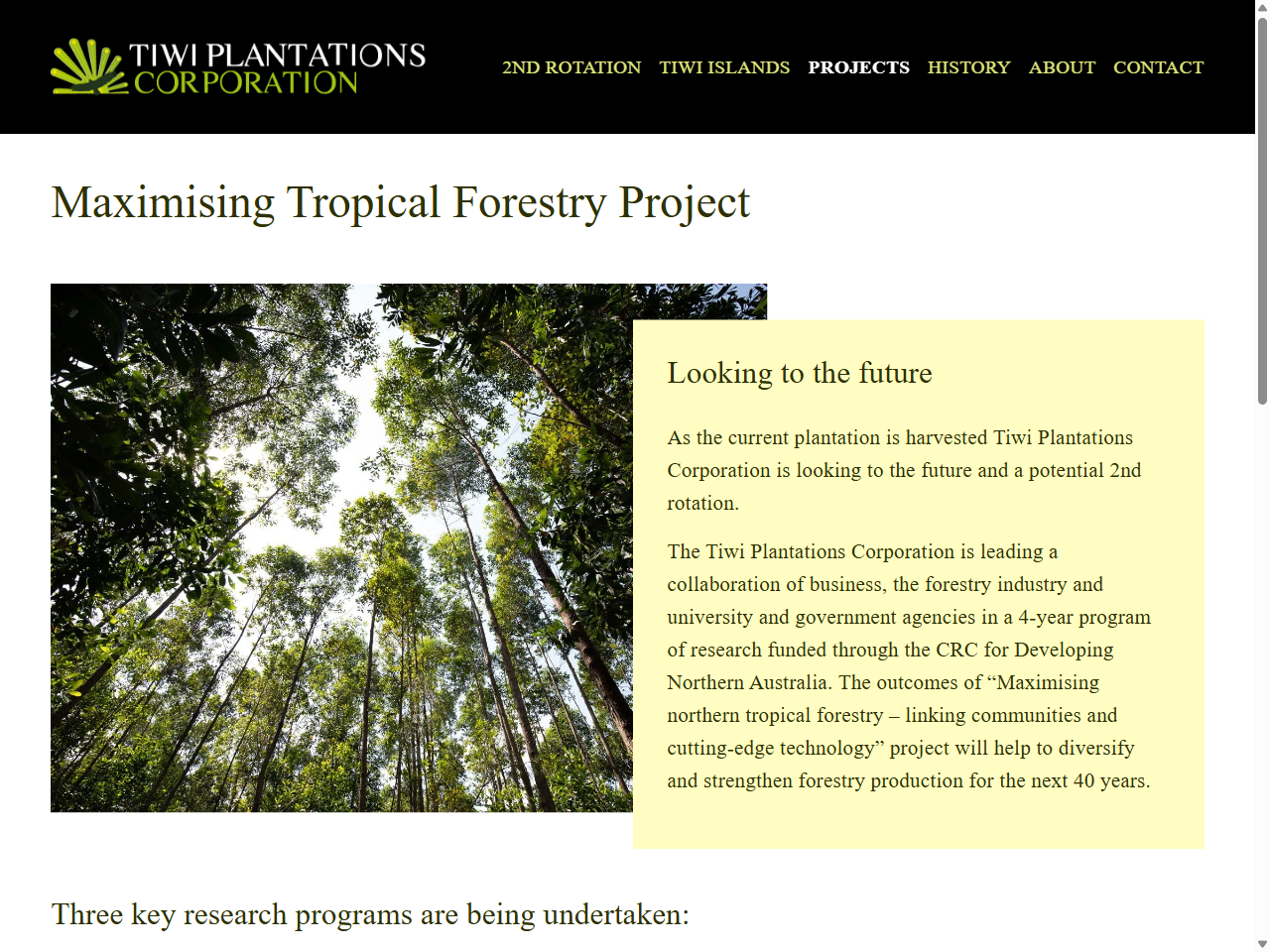 Preview of Projects — Tiwi Plantations, accessed July 30, 2025, 