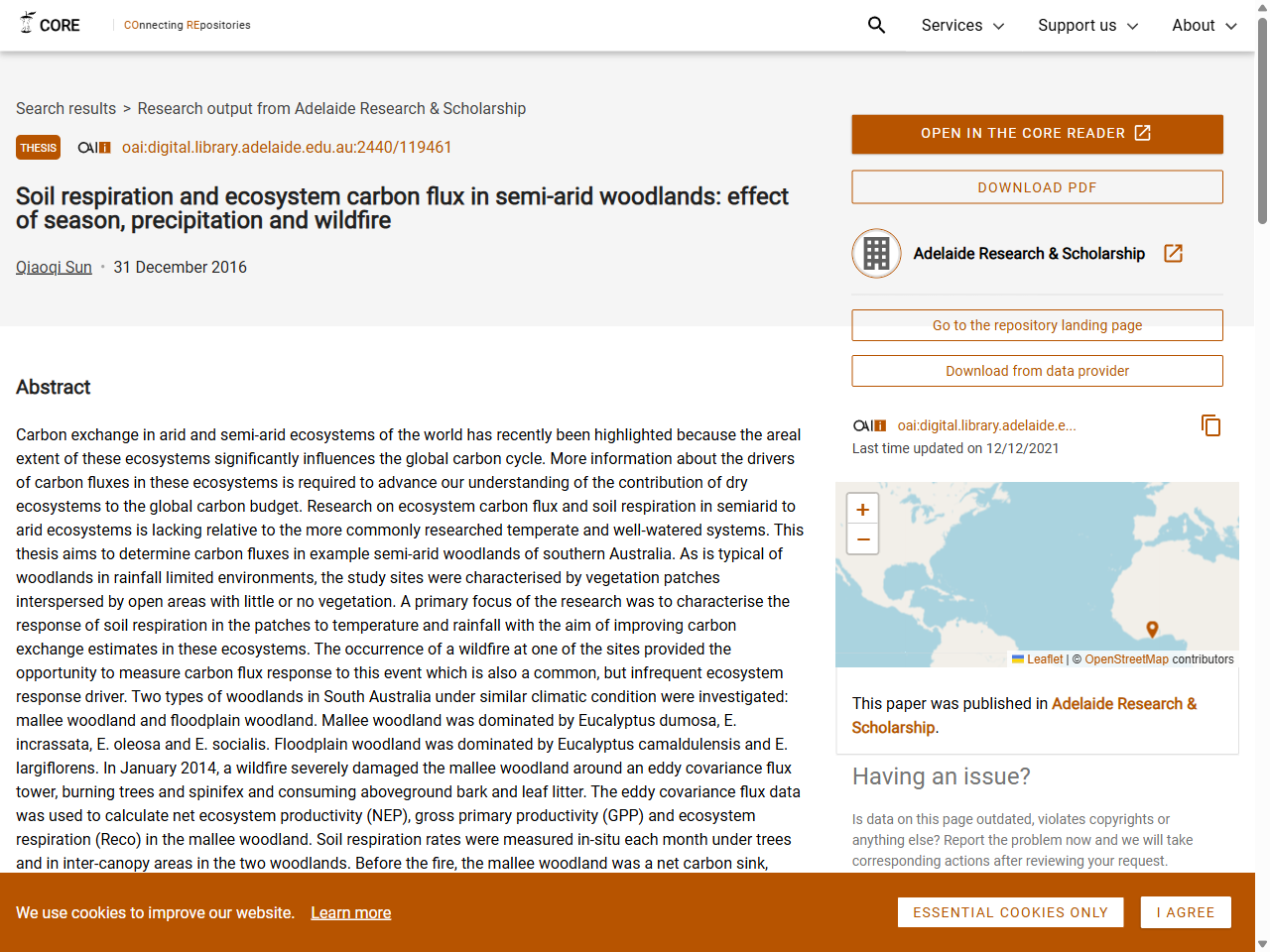 Preview of Soil respiration and ecosystem carbon flux in semi-arid woodlands ..., accessed July 31, 2025,