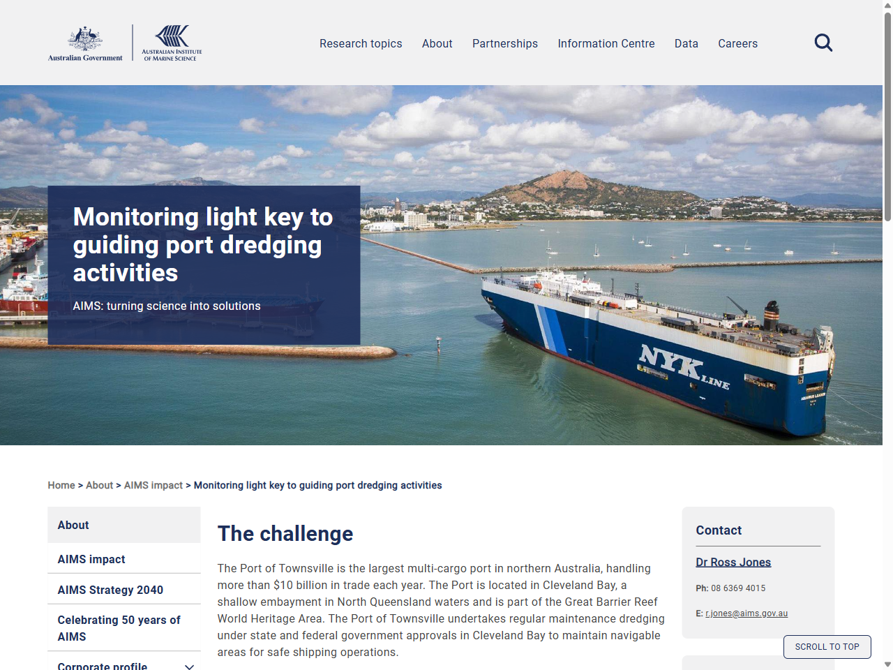 Preview of Monitoring light key to guiding port dredging activities | AIMS, accessed August 1, 2025,